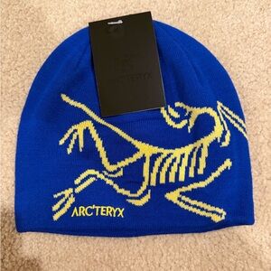 Arc'teryx Blue and Yellow Beanie One Size with Tags